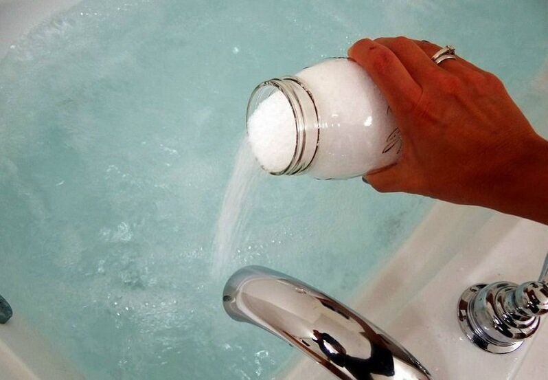 Soda bath to enlarge penis